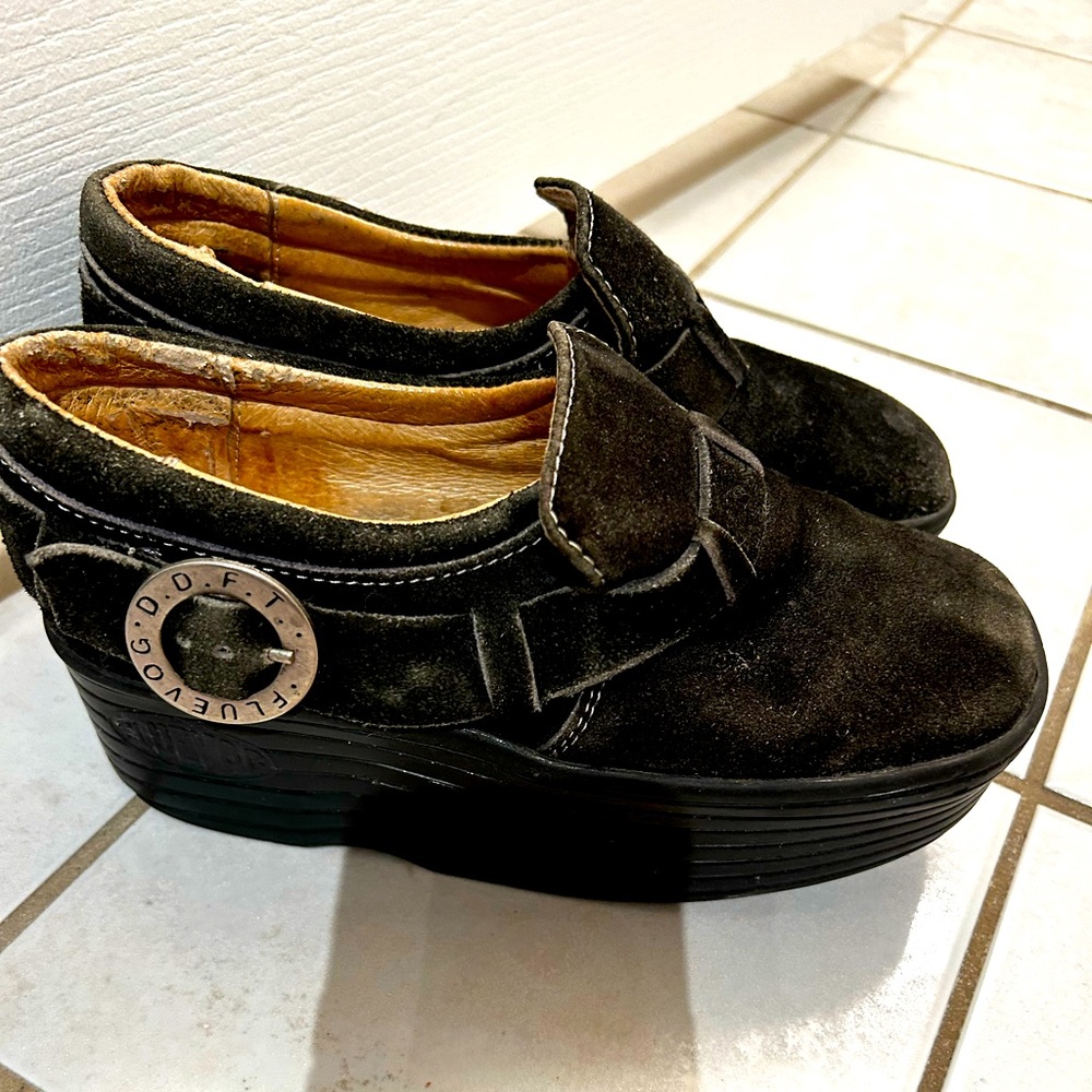 John Fluevog platform wedges. Women’s sz 5.5-6 (EU 36)
